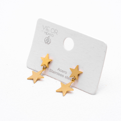 ARETES ZO1274E Dorado Acero Inoxidable G310