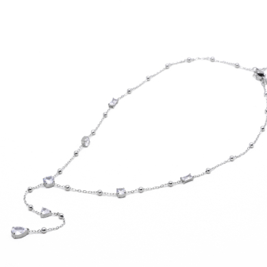 COLLAR ZO13177N Plateado Acero Inoxidable -E33