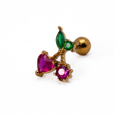 ARETE PIERCING ZO7915E Dorado Acero Inoxidable -F38