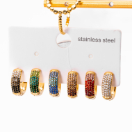 ARETES ZO12803E Dorado Multicolor Acero -F46