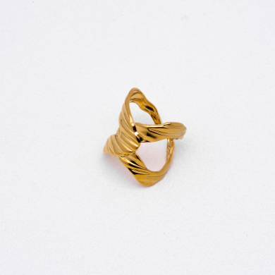 ANILLO ZO14104R Dorado Acero Inoxidable -2A56