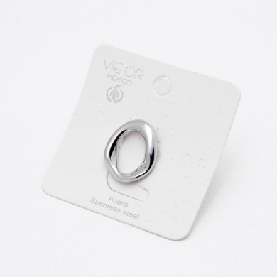 ANILLO ZO12360R250 Plateado Acero Inoxidable A23 -A23
