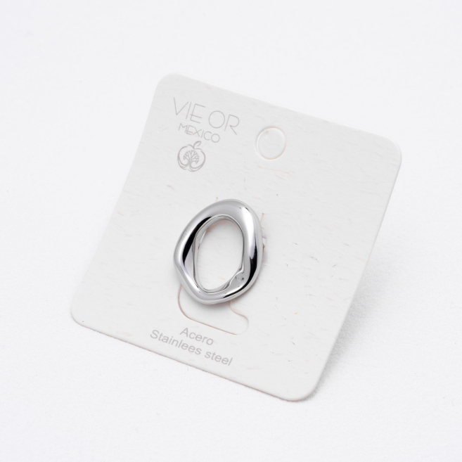 ANILLO ZO12360R250 Plateado Acero Inoxidable A23 -A23