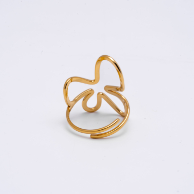 ANILLO ZO14318R Dorado Acero Inoxidable -2A39