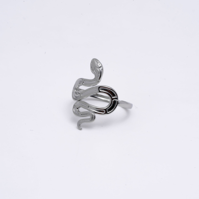 ANILLO ZO14329R Plateado Acero Inoxidable -2A32