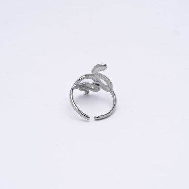 ANILLO ZO14329R Plateado Acero Inoxidable -2A32