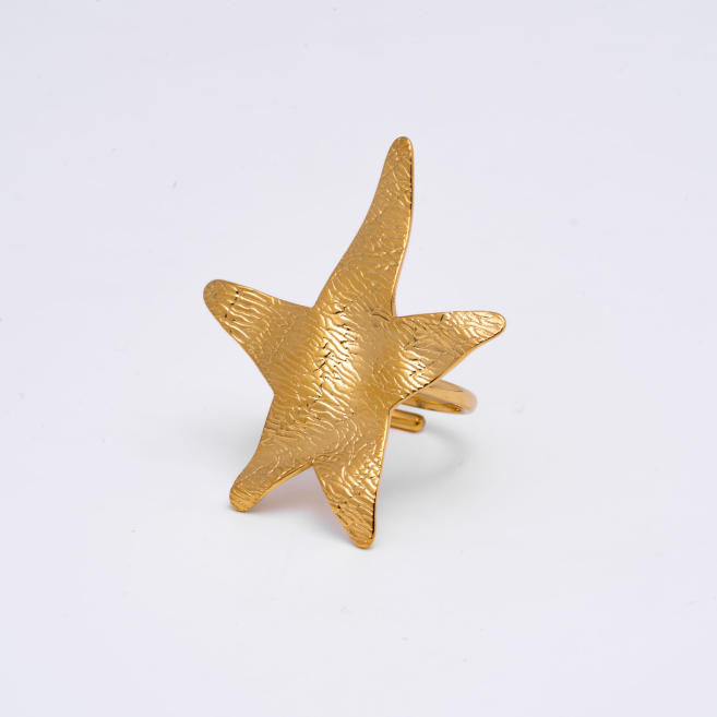ANILLO ZO13190R Dorado Acero Inoxidable -2A52