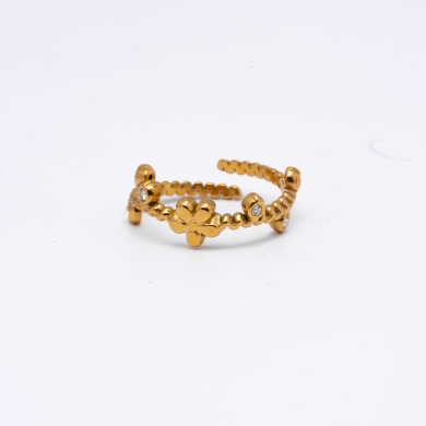 ANILLO ZO14306R Dorado Acero Inoxidable -A32