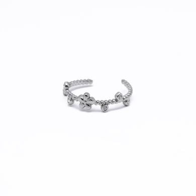 ANILLO ZO14306R Plateado Acero Inoxidable -A32