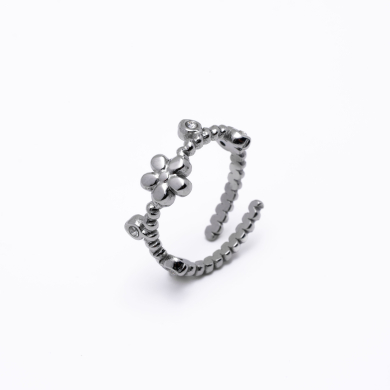 ANILLO ZO14306R Plateado Acero Inoxidable -A32