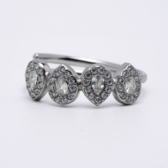 ANILLO ZO13002R Plateado Acero Inoxidable -A41