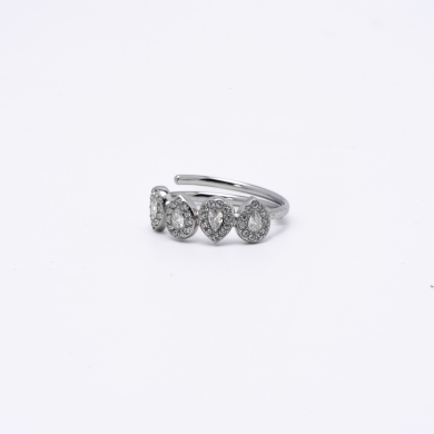 ANILLO ZO13002R Plateado Acero Inoxidable -A41