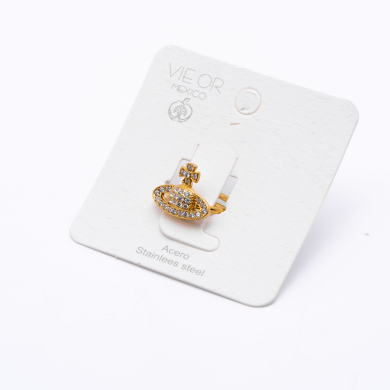 ANILLO ZO13596R Dorado Acero Inoxidable -A41