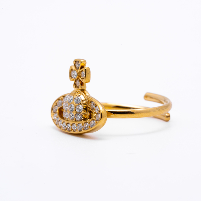 ANILLO ZO13596R Dorado Acero Inoxidable -A41