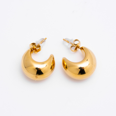 ARETES ZO14484E/18MM Dorado Acero Inoxidable -F25