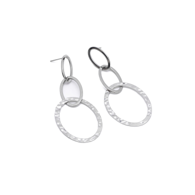 ARETES ZO6519E Plateado Acero Inoxidable -G52