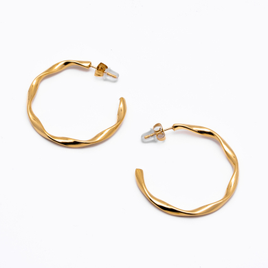 ARETES ZO14021E/50MM Dorado Acero Inoxidable -F47