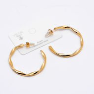 ARETES ZO14021E/50MM Dorado Acero Inoxidable -F47