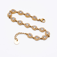 PULSERA ZO13625B Dorado Blanco Acero Inoxidable -2B21