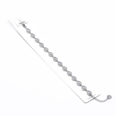 PULSERA ZO13625B Plateado Blanco Acero Inoxidable -2B21