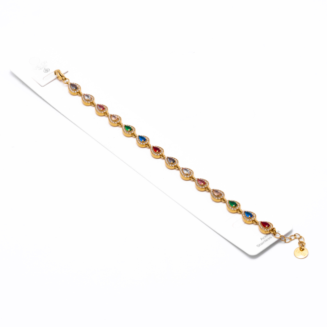 PULSERA ZO13625B Dorado Multicolor Acero Inoxidable -2B21
