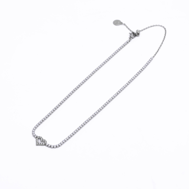 COLLAR ZO13130N Plateado Acero Inoxidable -2D18