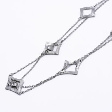 COLLAR ZO13363N Plateado Acero Inoxidable -2D57