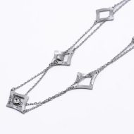 COLLAR ZO13363N Plateado Acero Inoxidable -2D57