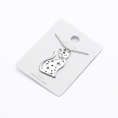 COLLAR ZO14431N200 Plateado Acero Inoxidable -E23