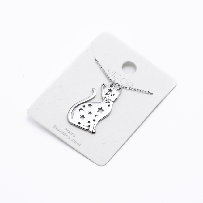 COLLAR ZO14431N200 Plateado Acero Inoxidable -E23