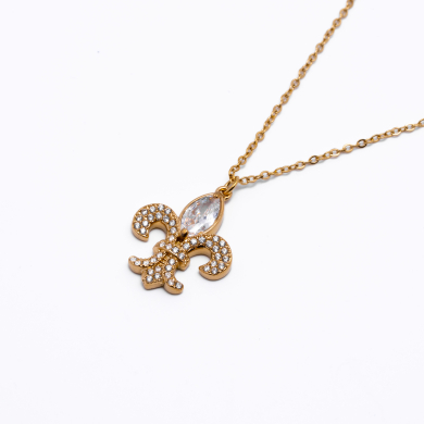 COLLAR ZO13621N Dorado Acero Inoxidable -2D11