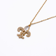 COLLAR ZO13621N Dorado Acero Inoxidable -2D11