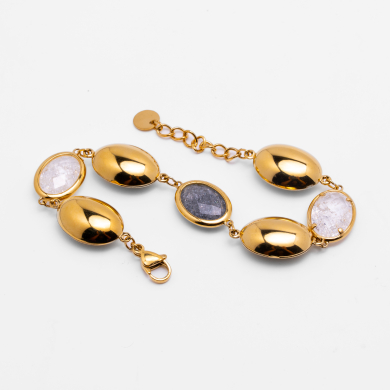 PULSERA ZO13944B Dorado Blanco Acero Inoxidable -2B38