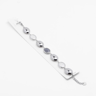 PULSERA ZO13944B Plateado Blanco Acero Inoxidable -2B38