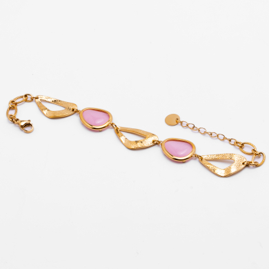 PULSERA ZO13865B Dorado Rosa Acero Inoxidable -2B42