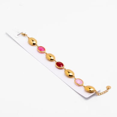 PULSERA ZO13944B Dorado Rosa Acero Inoxidable -2B38