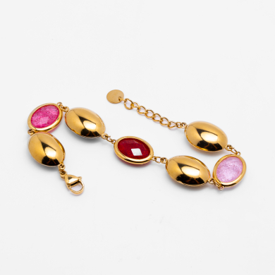 PULSERA ZO13944B Dorado Rosa Acero Inoxidable -2B38
