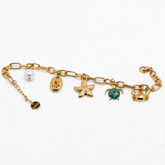 PULSERA ZO13631B Dorado Acero Inoxidable -2C41