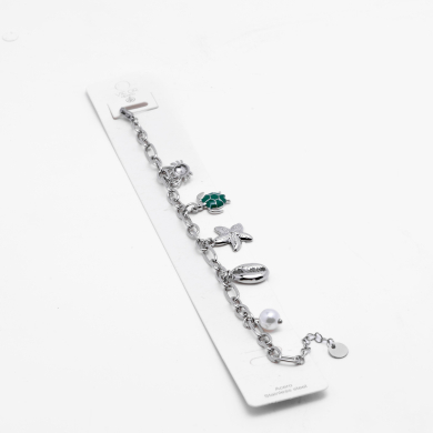 PULSERA ZO13631B Plateado Acero Inoxidable -2C41