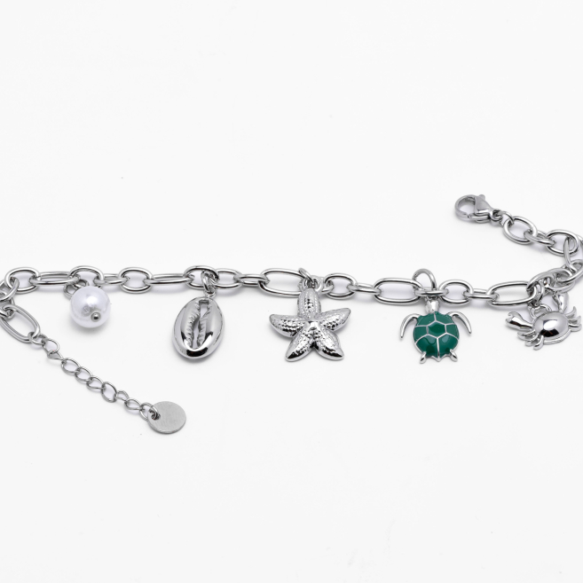 PULSERA ZO13631B Plateado Acero Inoxidable -2C41