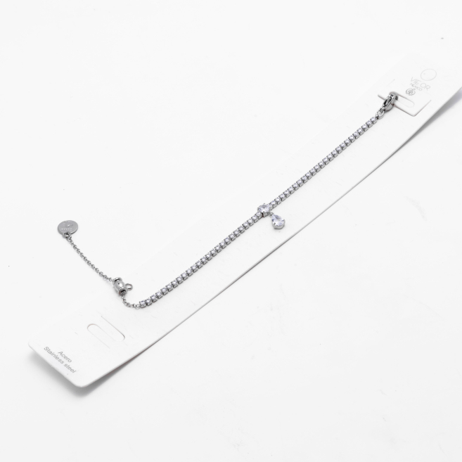 PULSERA ZO12841B Plateado Acero Inoxidable -2B12