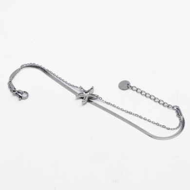 PULSERA ZO13616B Plateado Acero Inoxidable 2B13