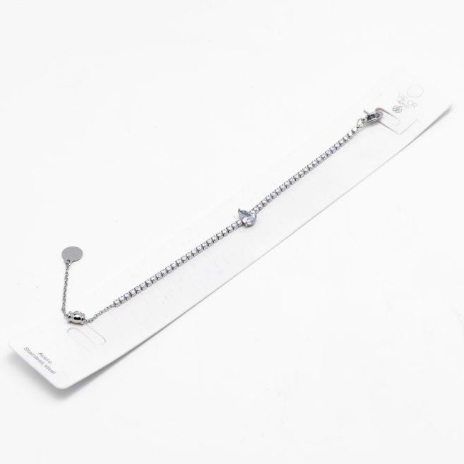 PULSERA ZO13135B Plateado Acero Inoxidable -2B12