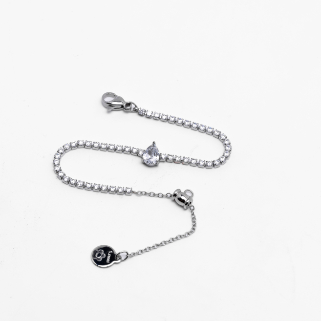 PULSERA ZO13135B Plateado Acero Inoxidable -2B12