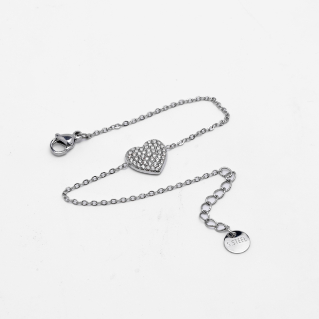 PULSERA ZO13587B Plateado Acero Inoxidable -2B41