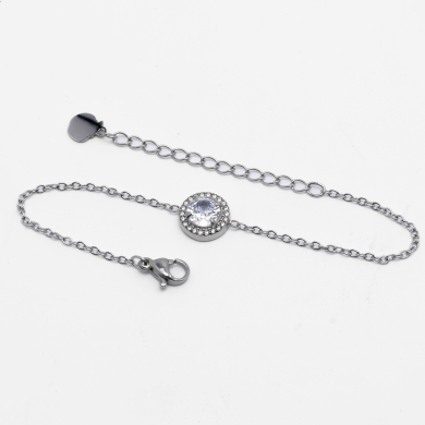 PULSERA ZO15069B Plateado Acero Inoxidable