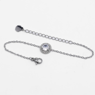 PULSERA ZO15069B Plateado Acero Inoxidable