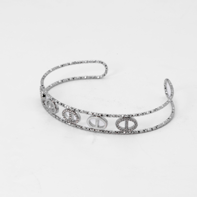 BRAZARETE ZO13812B Plateado Acero Inoxidable -C11