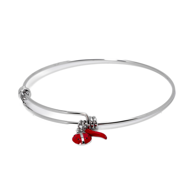 BRAZARETE ZO13465B Plateado Acero Inoxidable -2C12