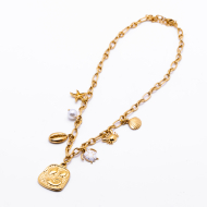 COLLAR ZO13357N Dorado Acero Inoxidable -2D410